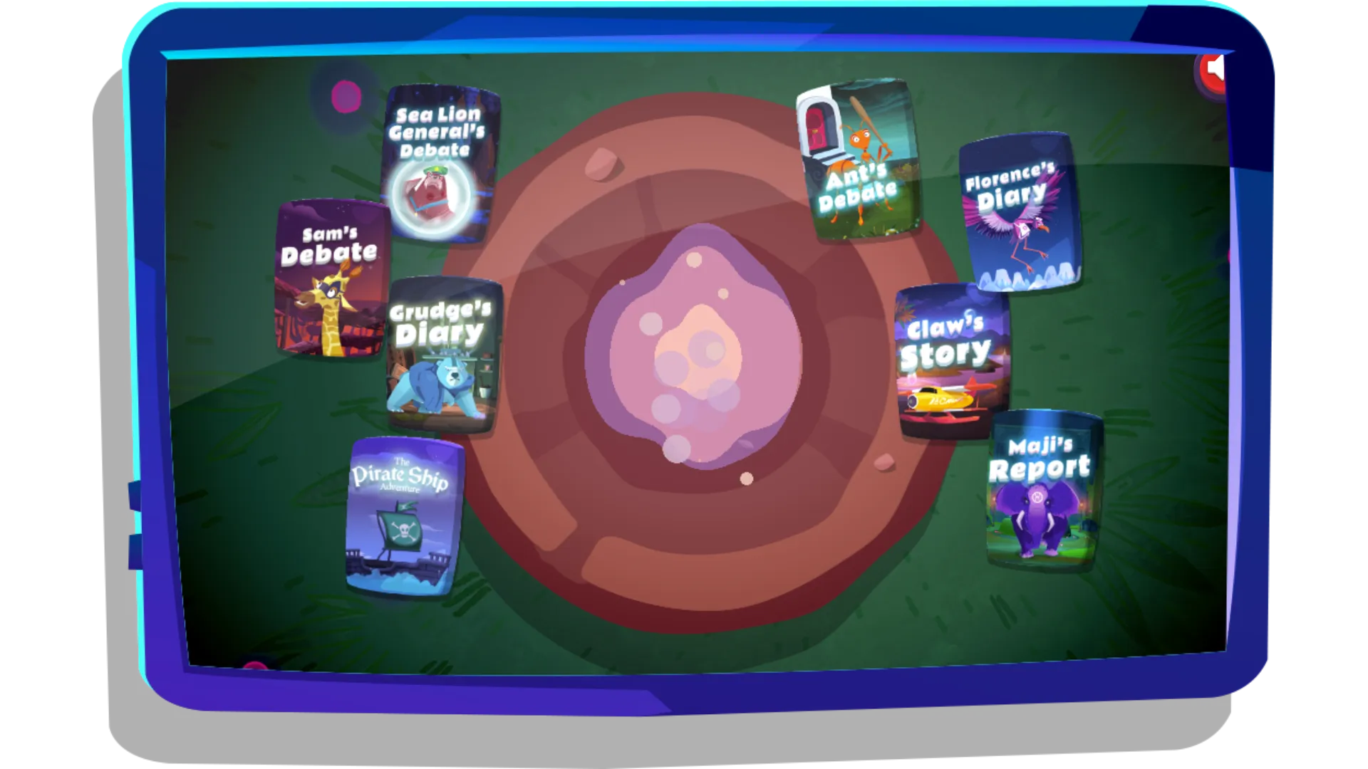 Unlocked writing prompts surrounding the Write Ignite firepit
