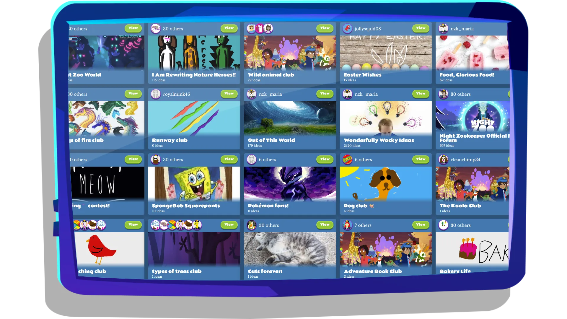 A Project page