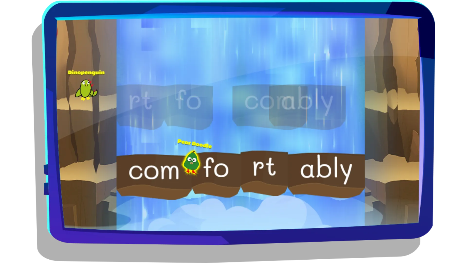 Spelling Grand Prix game 1